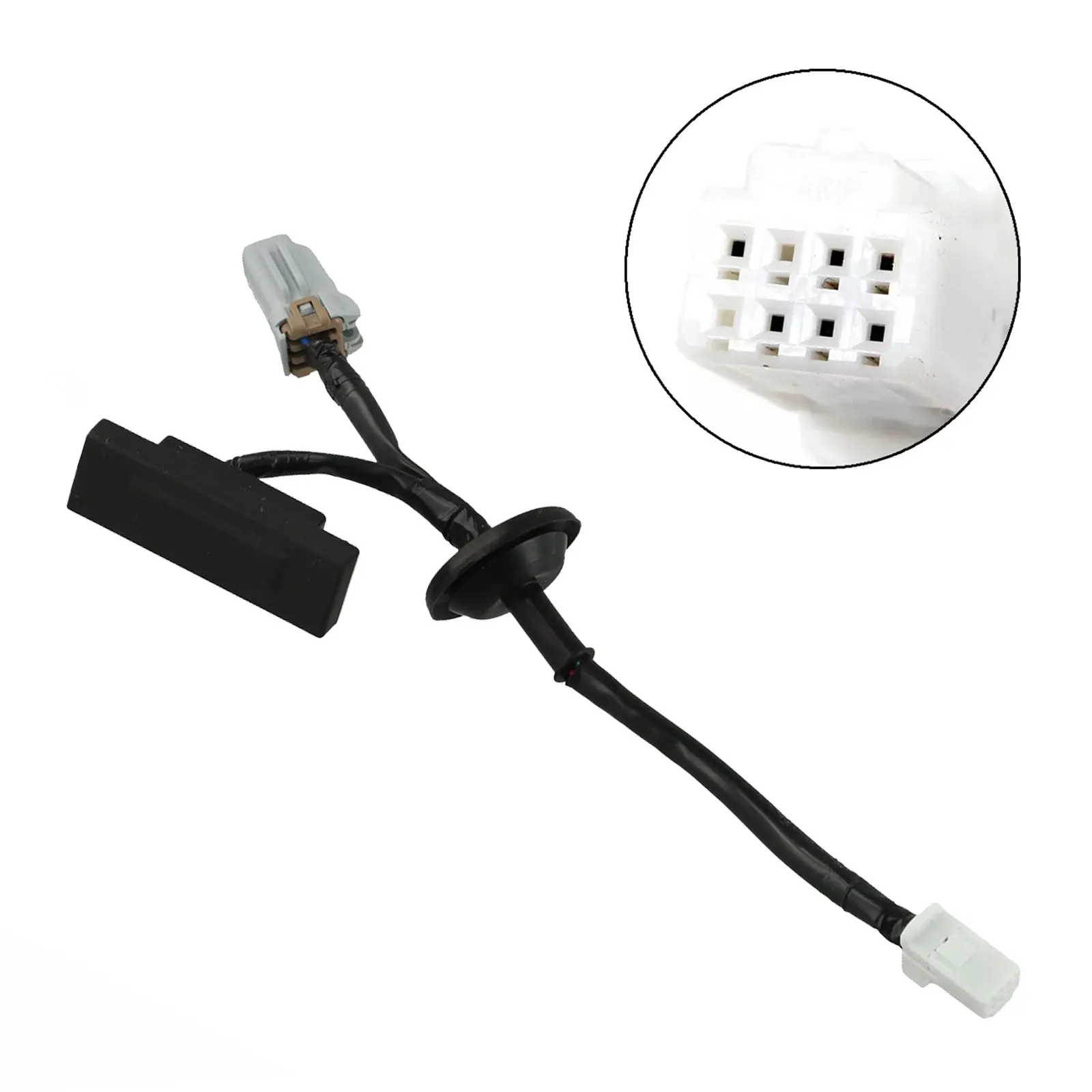 Car Sticker Trunk Release Switch As Shown Rear Trunk Handle Vehicle Accessory OE Reference Check Plastic Material Rear Placement