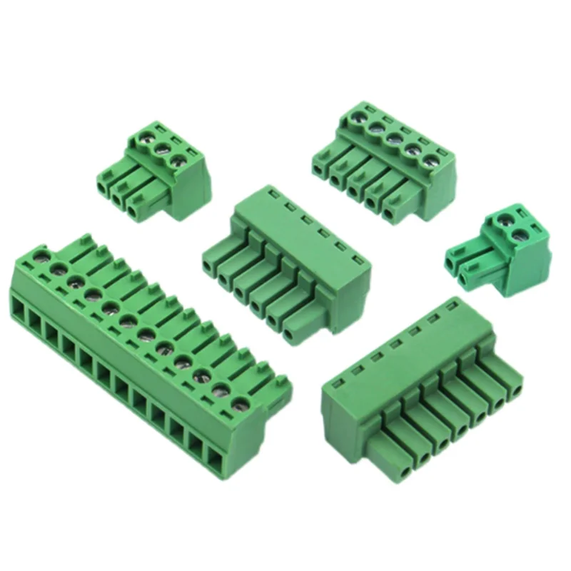 10Pcs15EDG 3.81MM KF2EDG 3.81 PCB Screw Terminal Block Connector PLUG PIN HEADER SOCKET 2/3/4/5/6/7/8/9/10/11/12/13/14/15/16P