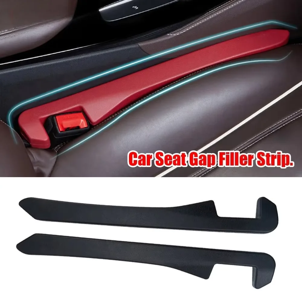 Universal Car Seat Gap Filler, Red Seat Side Gap Plug Strip, Anti-Drop Anti-Leak Seat Gap Organizer, Auto Interior Accessories f