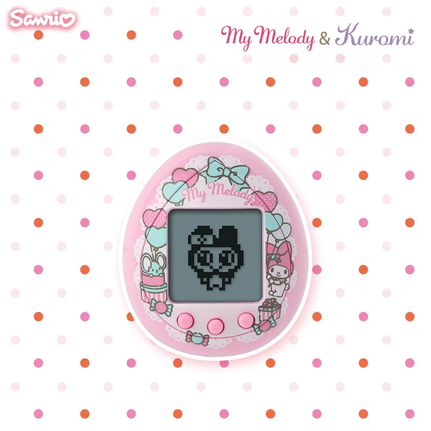 Kawaii Sanrio Characters Tamagotchi Mini Handheld Virtual Pet Console Pompompurin Hello Kitty My Melody Kuromi Pocket Game Toy view 5