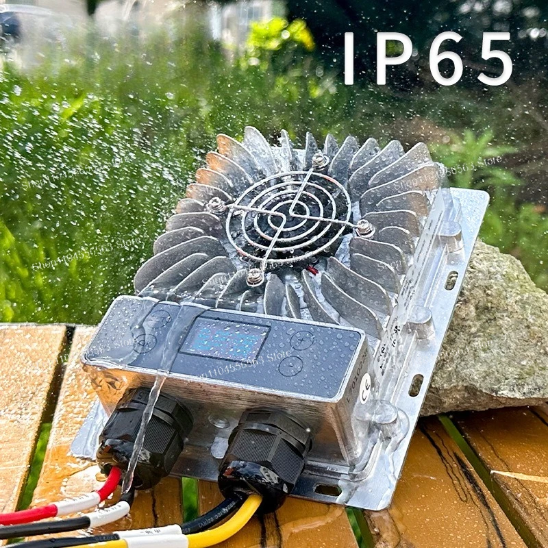 600W step-down MPPT solar charging controller 10-30V voltage adjustable with display photovoltaic lithium battery