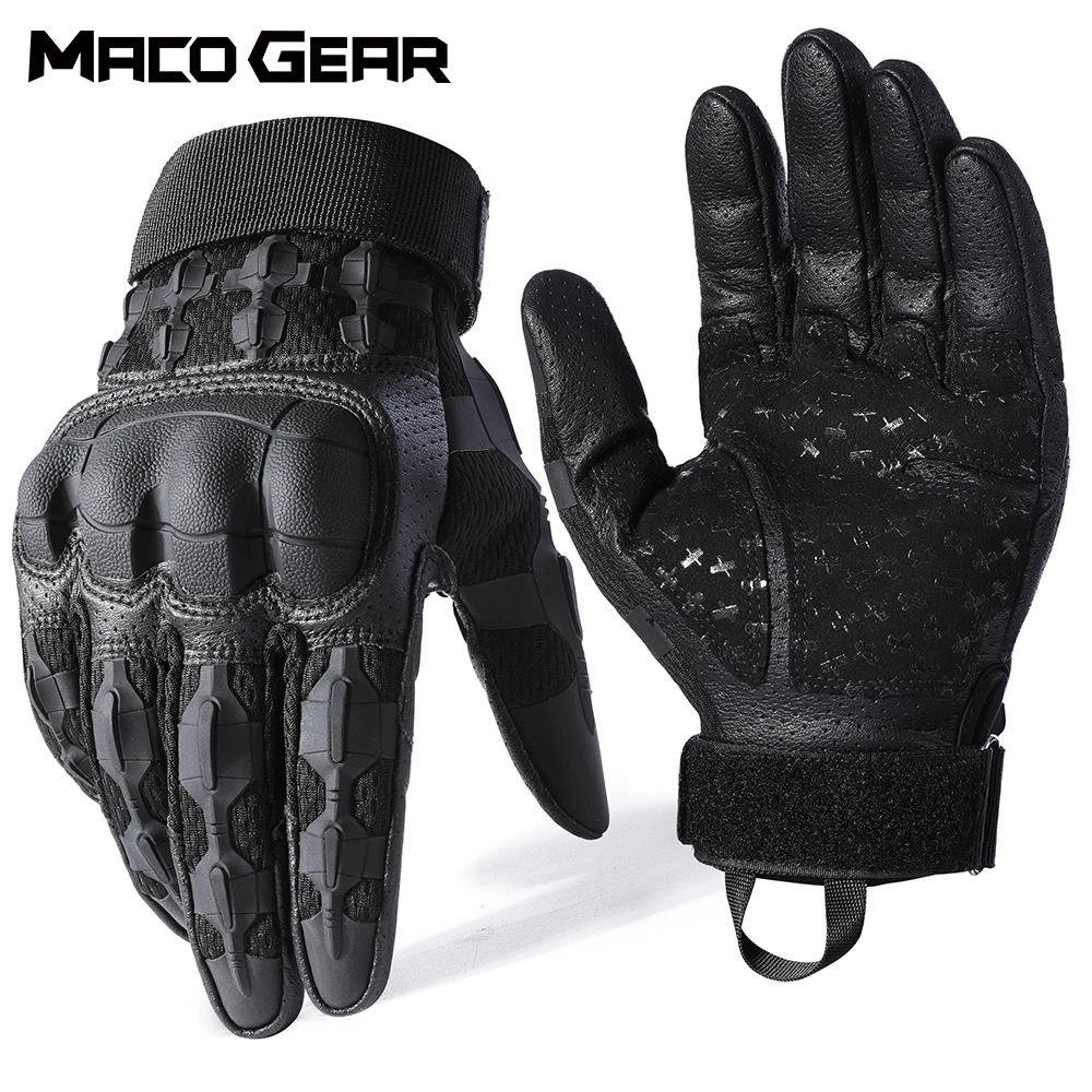 

Motocycle Full Finger Gloves Touch Screen Hard Shell Anti-skid Protective Gear BMX Sports Motorbike Moto Racing Riding Motocross