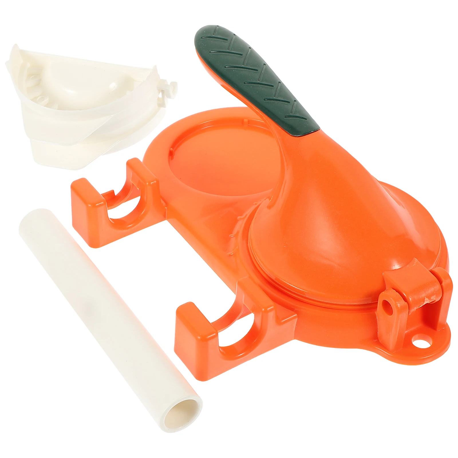 

1 Set Plastic Maker Tool Ergonomic Handle Manual Press Includes Dumpling Skin Processor Wrapping Set Kitchen Dumpling