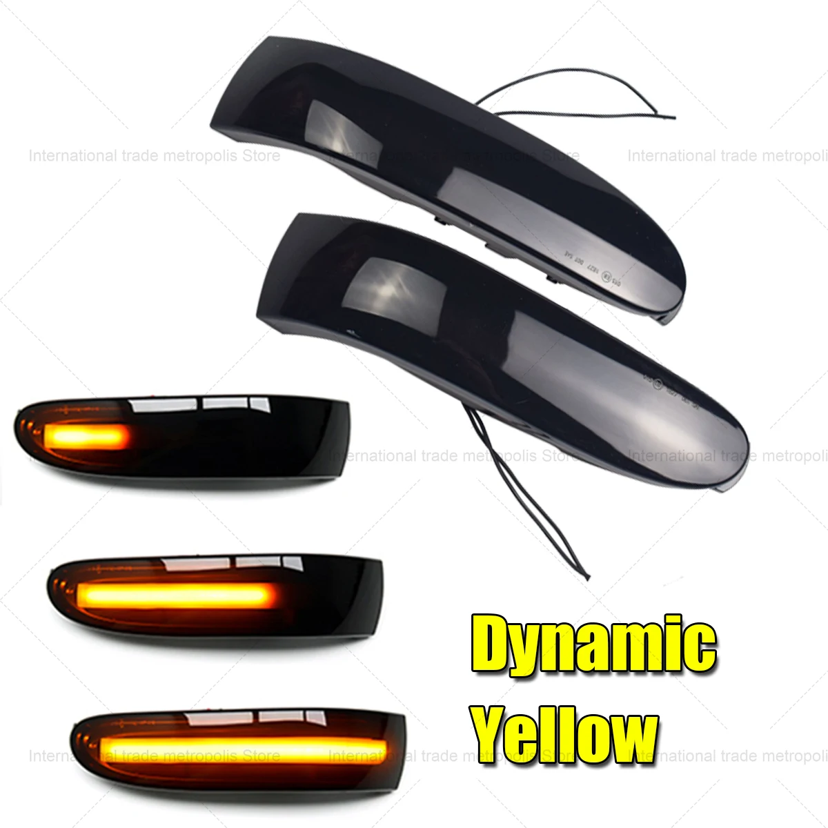 Dynamic Turn Signal Blinker Side Mirror Indicator Sequential Light For Mercedes Benz M GL Class W164 X164 2005-2008 R Class W251