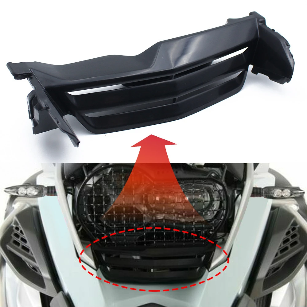 

For BMW R1200GS R1250GS LC ADV Adventure 2013-2023 Motorcycle Front Headlight Air Vent Panel Trim Fairing Cowl Mounting Bracket
