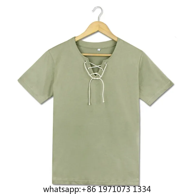 Eren Jaeger Cosplay Costume Green Long / Short Sleeve T-shirt Daily Casual Shirt Anime Clothing