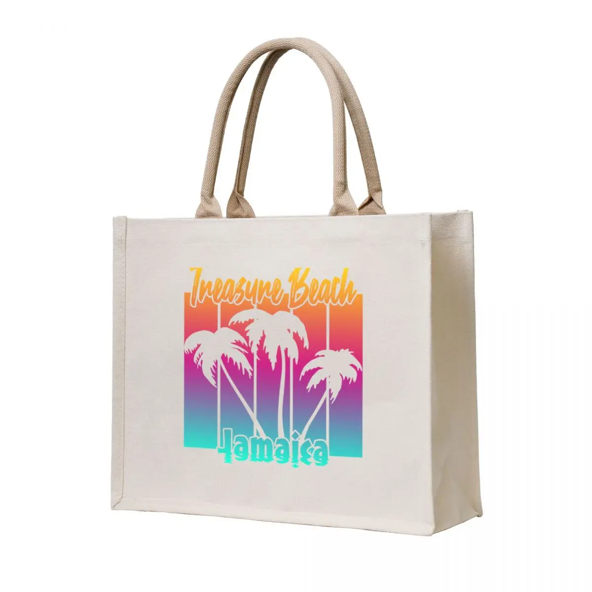 

Treasure Beach Jamaica Tote Bag Canvas bag for women sacs de shopping bag luxury women Women's beach bags