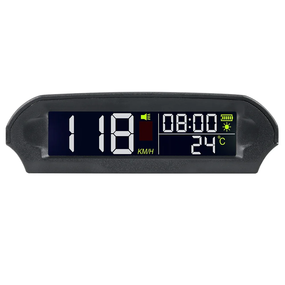 Head-Up Display New Car Meter X100 Solar RPM Odometer with Altitude Overspeed Alarm Windscreen Projector GPS Multifunction X98 image 3