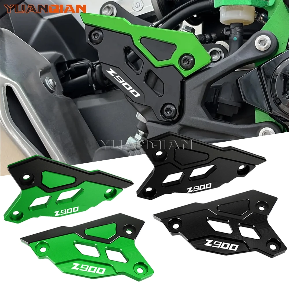 

Z900 Accessories For Kawasaki Z900 Z 900 2017-2025 2026 Motorcycle Pedal Guard Rear Pedal Guard Heel Plate Decorative Accessorie