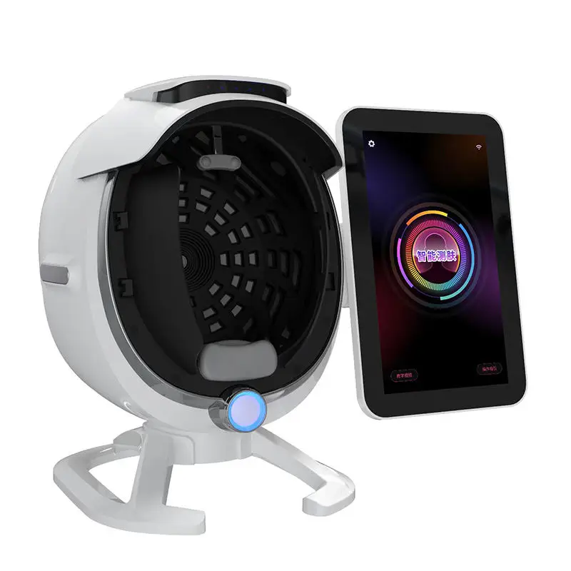 Portable 8IN1 Face Skin Diagnostics Analyzer AI Facial Tester Scanner Magic Face Mirror Device 3D HD Skin Analysis Machine