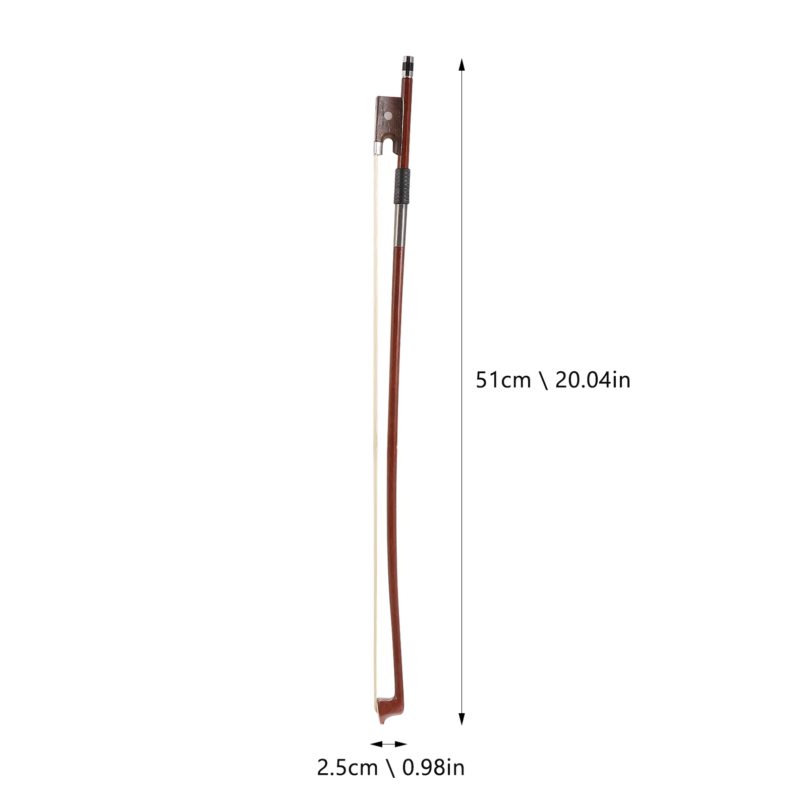 Lightweight Component Violin Bow Student Violen Bows Wlectric Red Sandalwood with Horse Hair