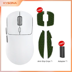 KYSONA M600 V2 Wireless Gaming Mouse 55g Bluetooth PAW3395 26000DPI 6 Buttons 1Khz Optical Computer Mice For Laptop PC Gamer
