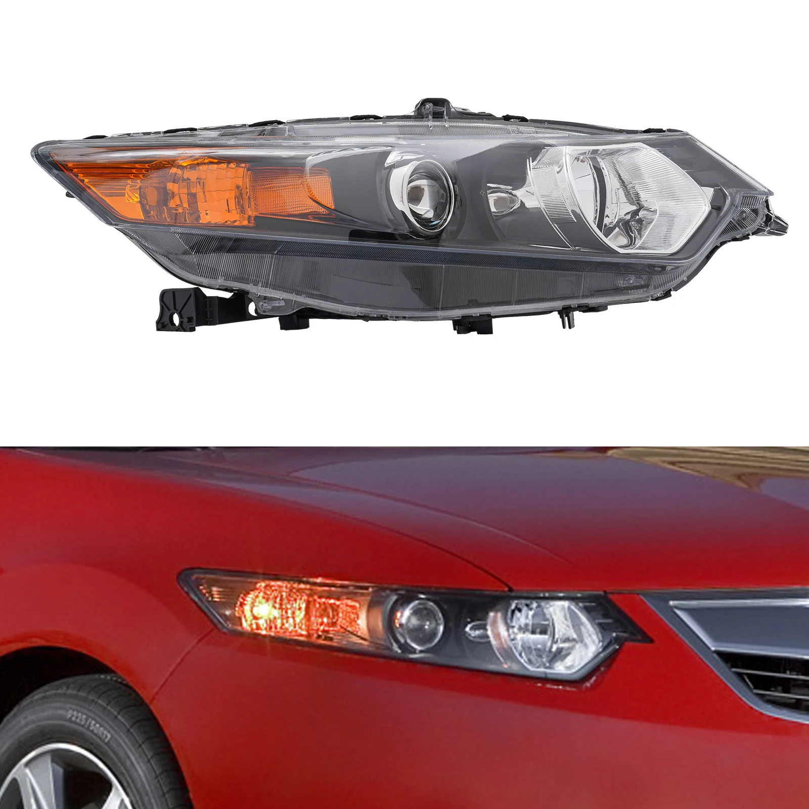 

Left Side Or Right Side Xenon Headlights Assembly For Acura TSX 2009 2010 2011 2012 2013 2014 2.4L 3.5L