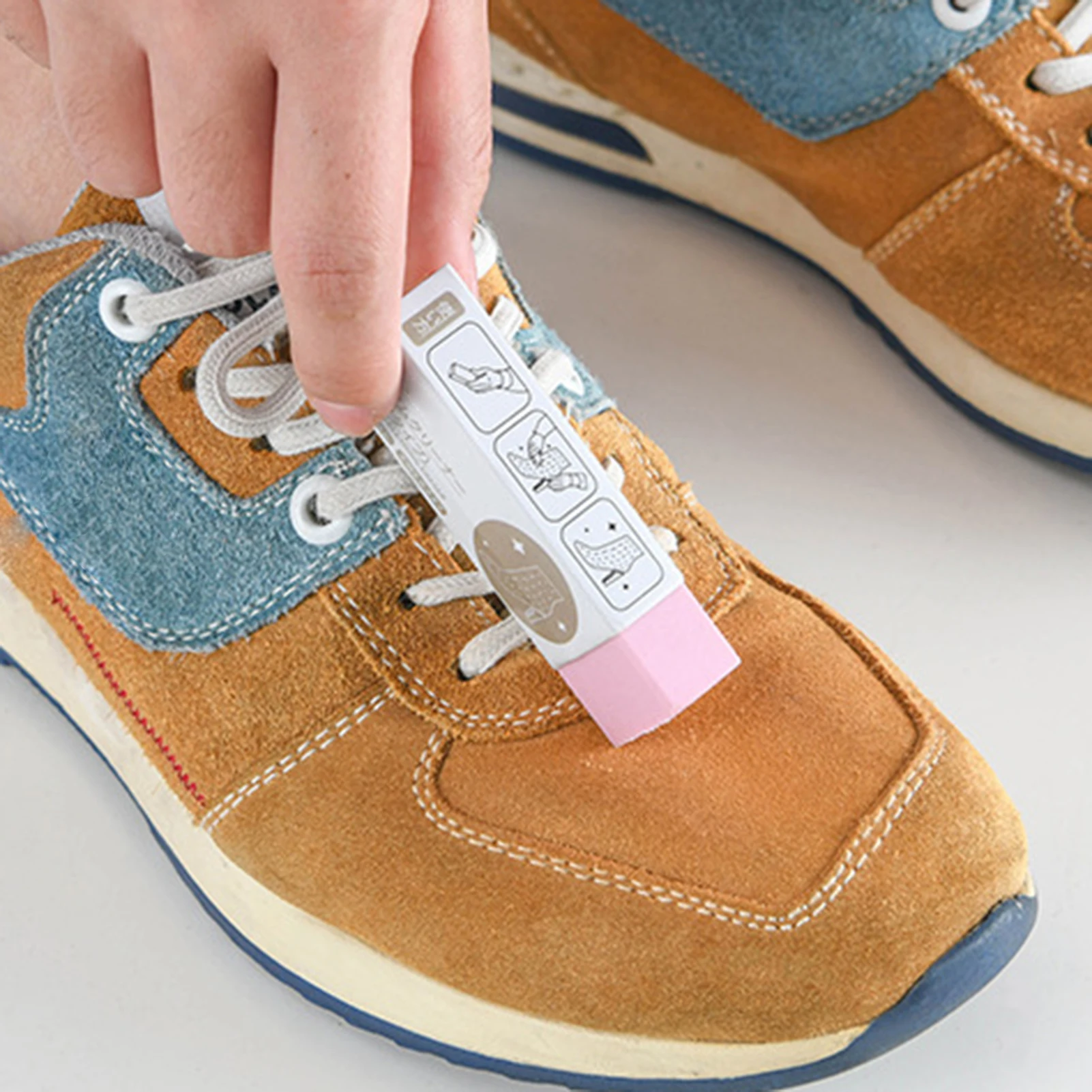 Shoe Brush Stain Remover Eraser Practical No Harm to Shoes Stain Cleaner Suitable for Casual Shoes