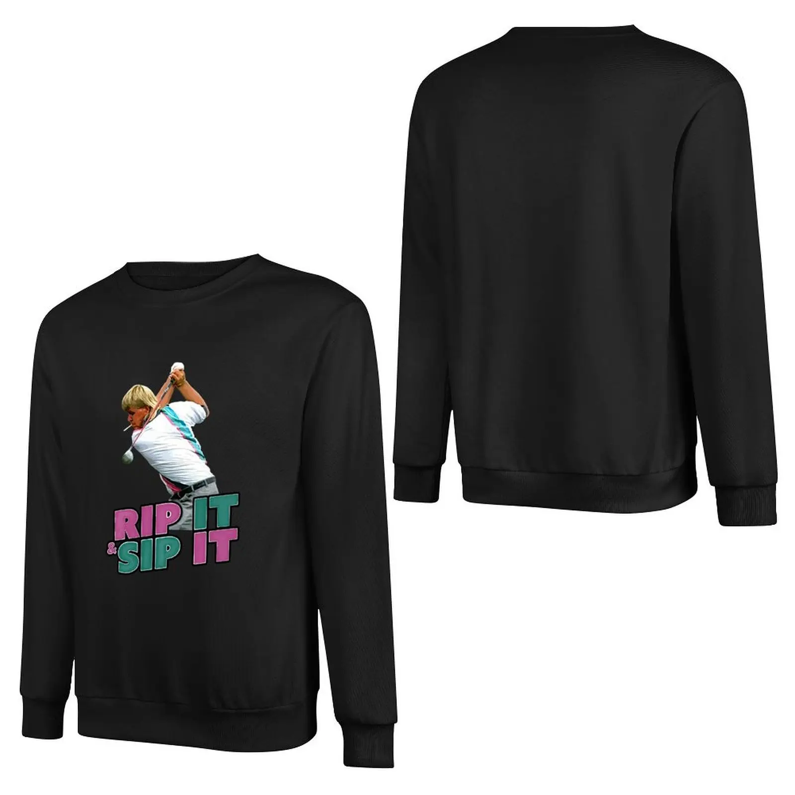 John Daly Rip It Sip It Golf Pullover Hoodie men's clothes men's coat sweatshirts for men