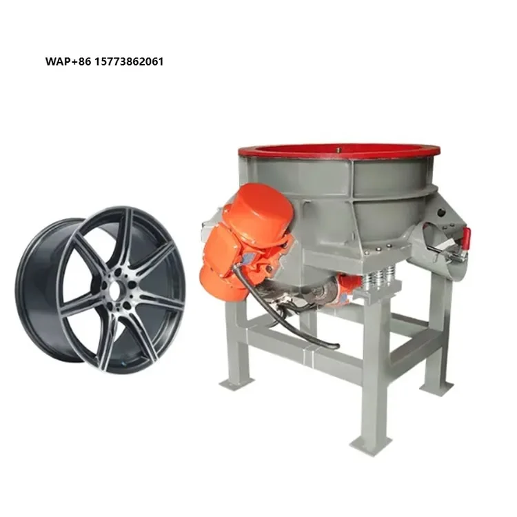 Automatic  Car Hub Alloy Wheel Rim Vibration  Polishing Machine Metal
