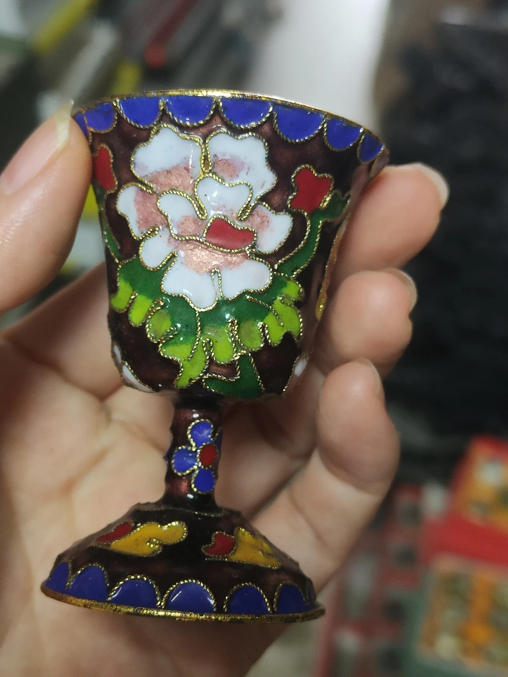 New cloisonn é cloisonn é wire supply cup Buddha cup ornament