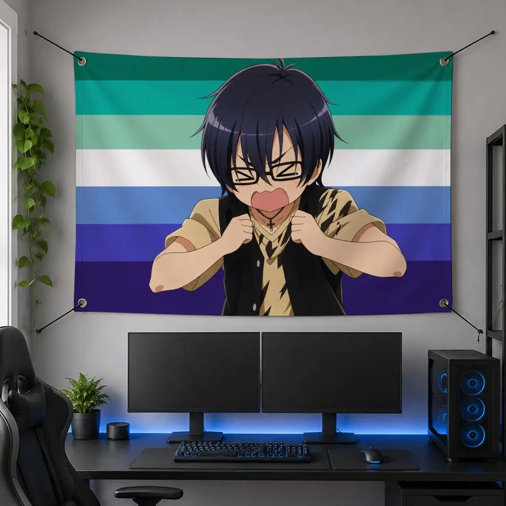Anime Legendary Japanese Animated Series L-Love Stage!! Flags Flag Banner for Bedroom Dorm Party Home Living Room Game Room Gift