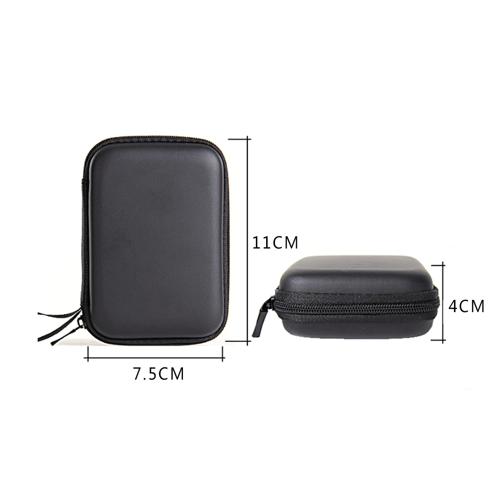 New Earphone Bag 2.5" HDD Bag External USB Hard Drive Disk Storage Bag Carry Usb Cable Case Cover For PC Laptop Hard Disk Box
