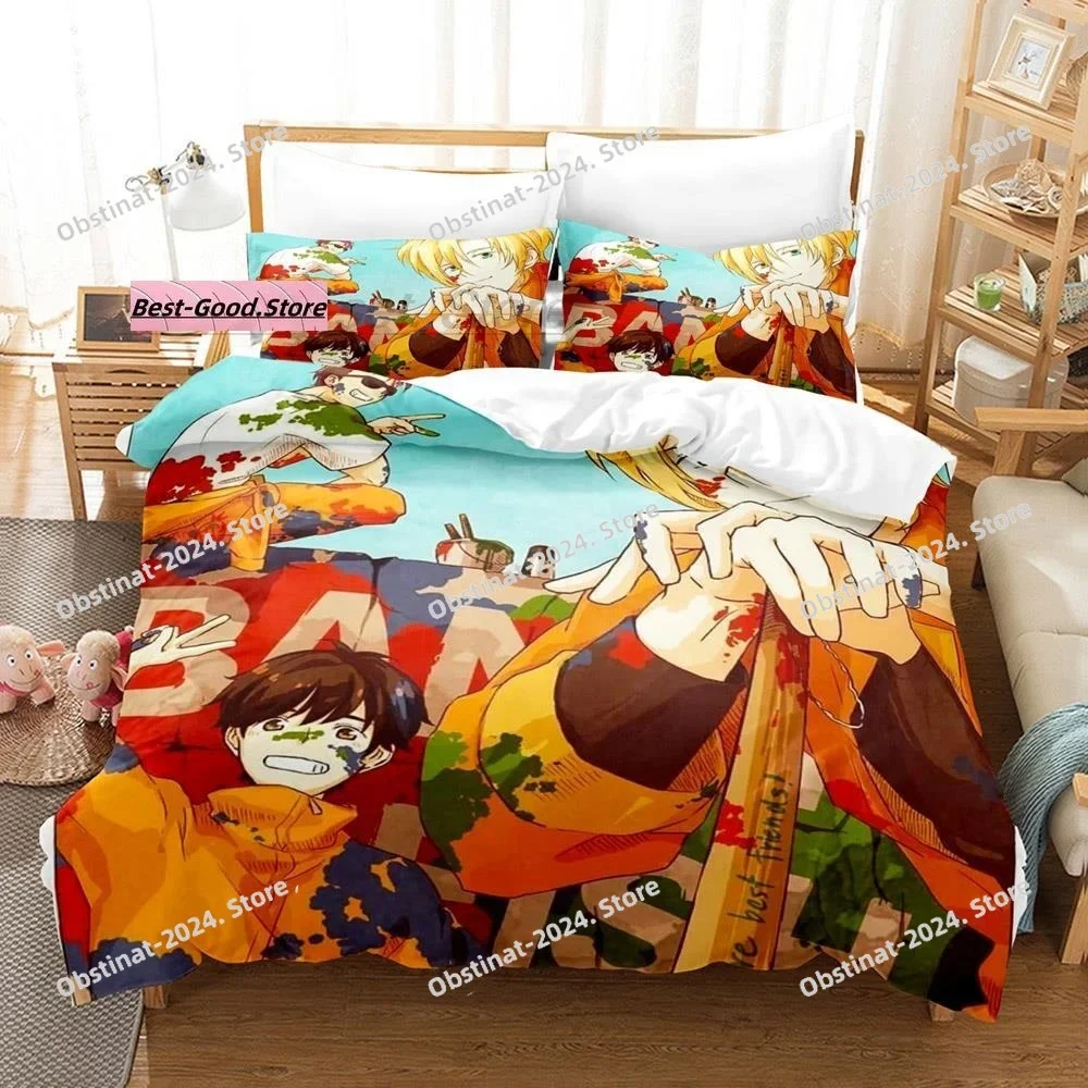 

BANANA FISH Bedding Set Single Twin Full Queen King Size Bed Set Aldult Kid Bedroom Duvetcover Sets 3D Print Anime bed sheet set
