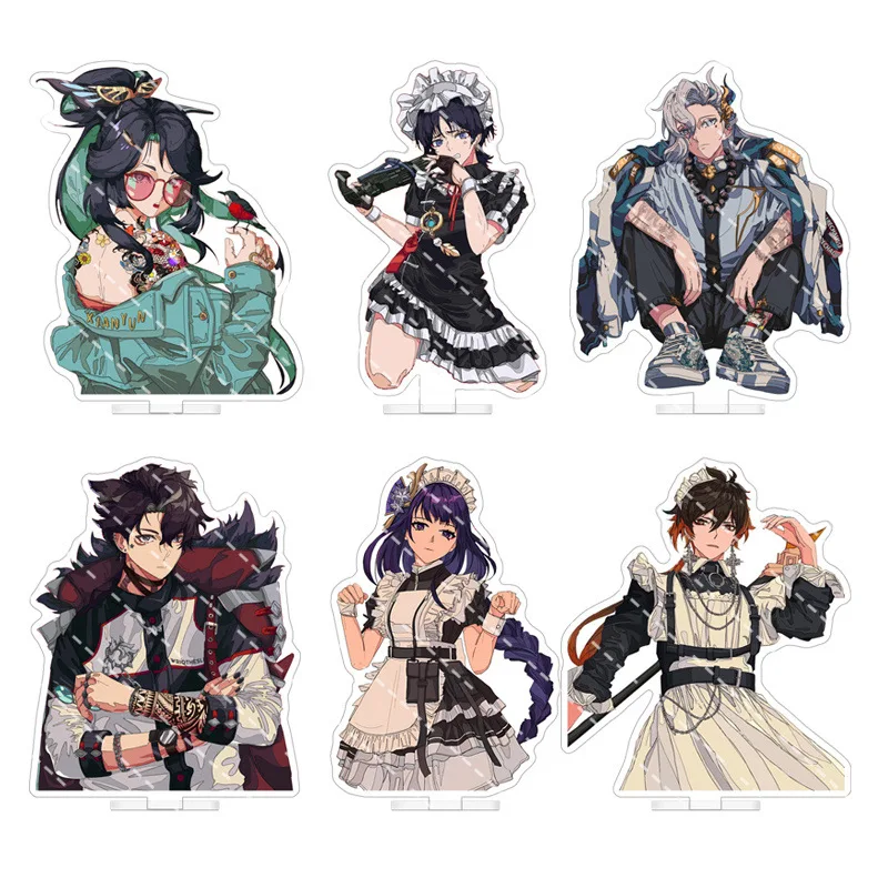 

Game Genshin Impact Figure Acrylic Stand Model Anime Peripheral Ornament Accessories Prop Collect Gifts