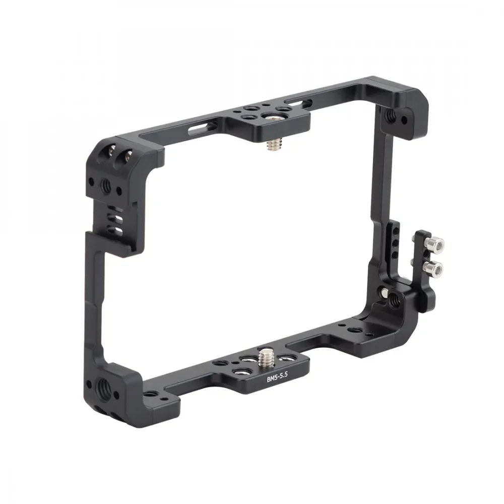 

NITZE Full-Frame MONITOR CAGE JTP-BM5 with HDMI Cable Clamp FOR PORTKEYS BM5 III / BM5 III WR / BM5 WR 5.5"