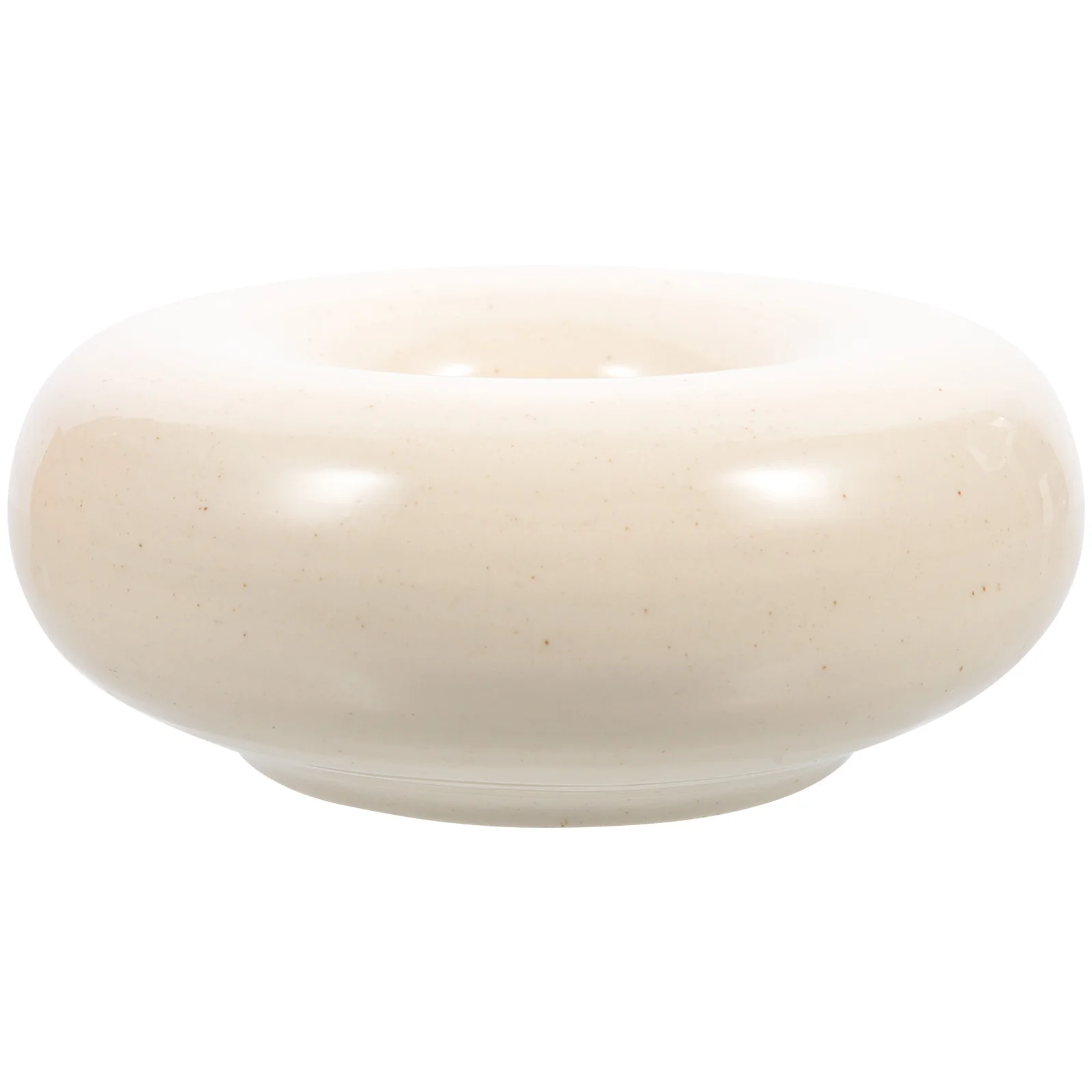 

Decorative Ceramic Candlestick Holder Artistic Design Multi Angle Heat Resistant Smooth Bottom for Table Bedroom Living Room