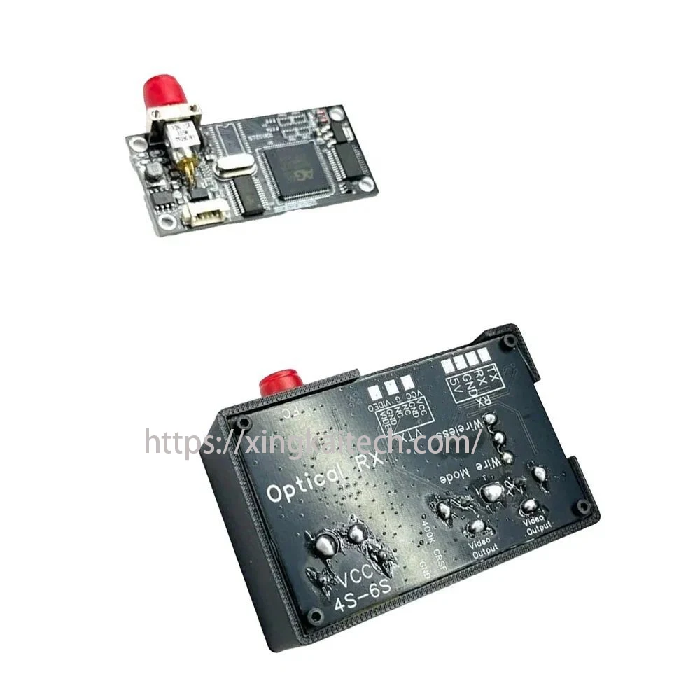 FPV Optic Fiber Video Digital Module 2km/3km/5km/10km Optical Fiber Built Into Sky Fiber Optic Figure Module with Ground Station