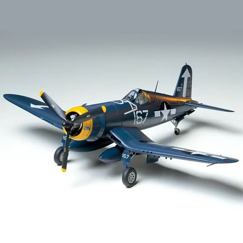 

Tamiya 61061 1/48 U.S. Vougt F4U-1D Corsair Pirate Fighter Assembly Model Building Kits Plastic Toys For Military Hobby DIY