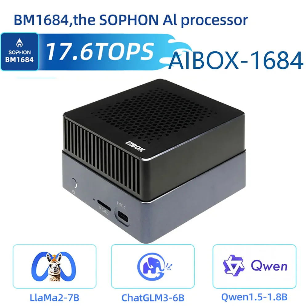 

AIBOX-1684 Computing Box 17.6T Deep Learning Multi-Channel Video Decoder BMNNSDK2 Computing BM1684