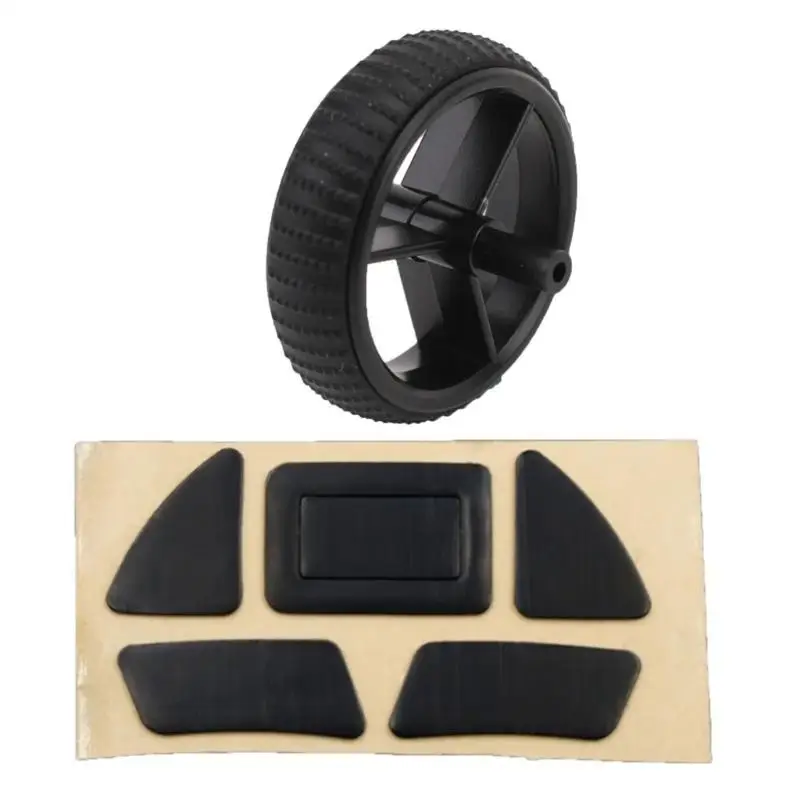 652F Enhances Control Mouse Black Wheel Smooth Glidings Pad for Mouse