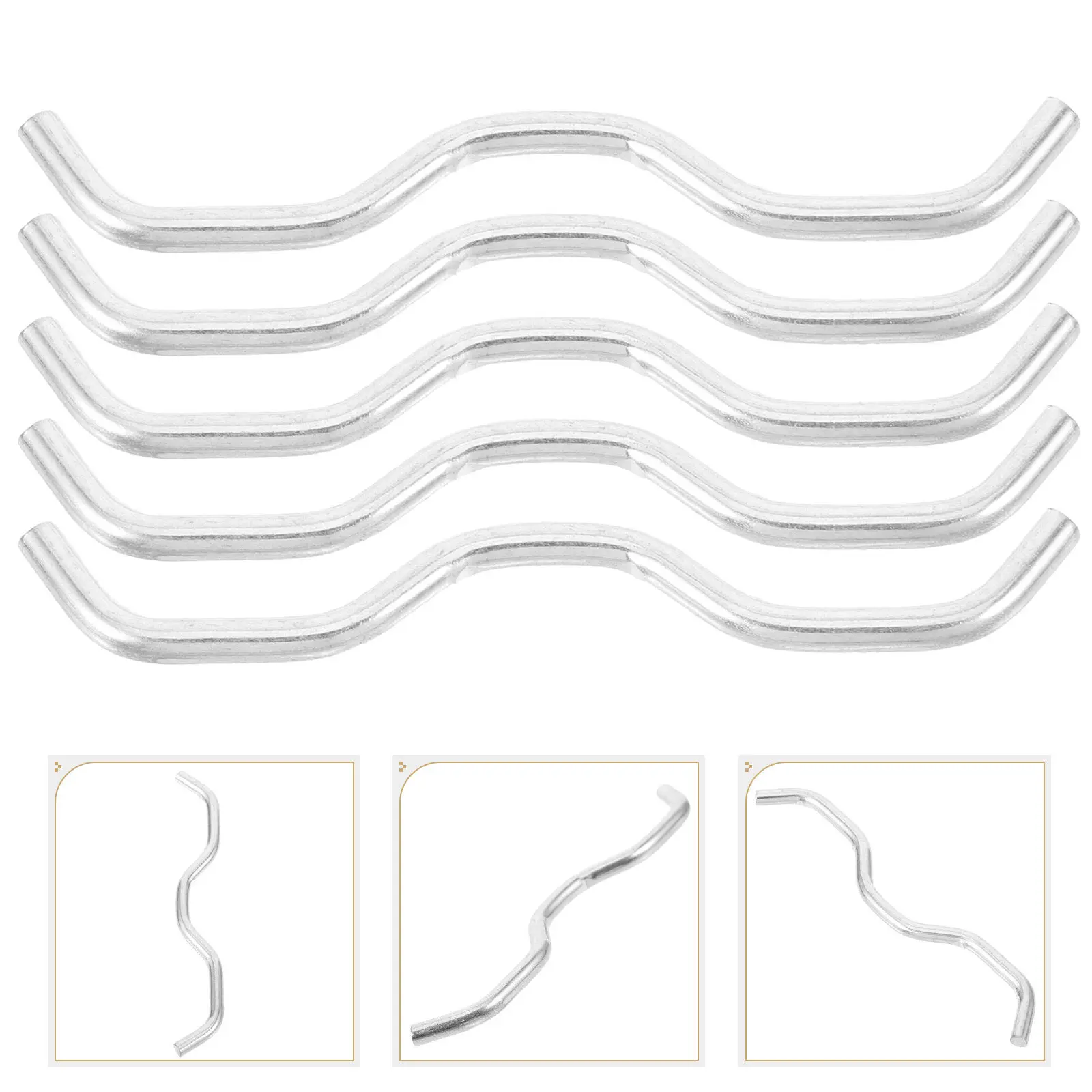 

12Pcs Universal Trampoline Frame Connectors Heavy Duty Metal T-Connectors Easy Install No Tool Required for Trampoline Repair