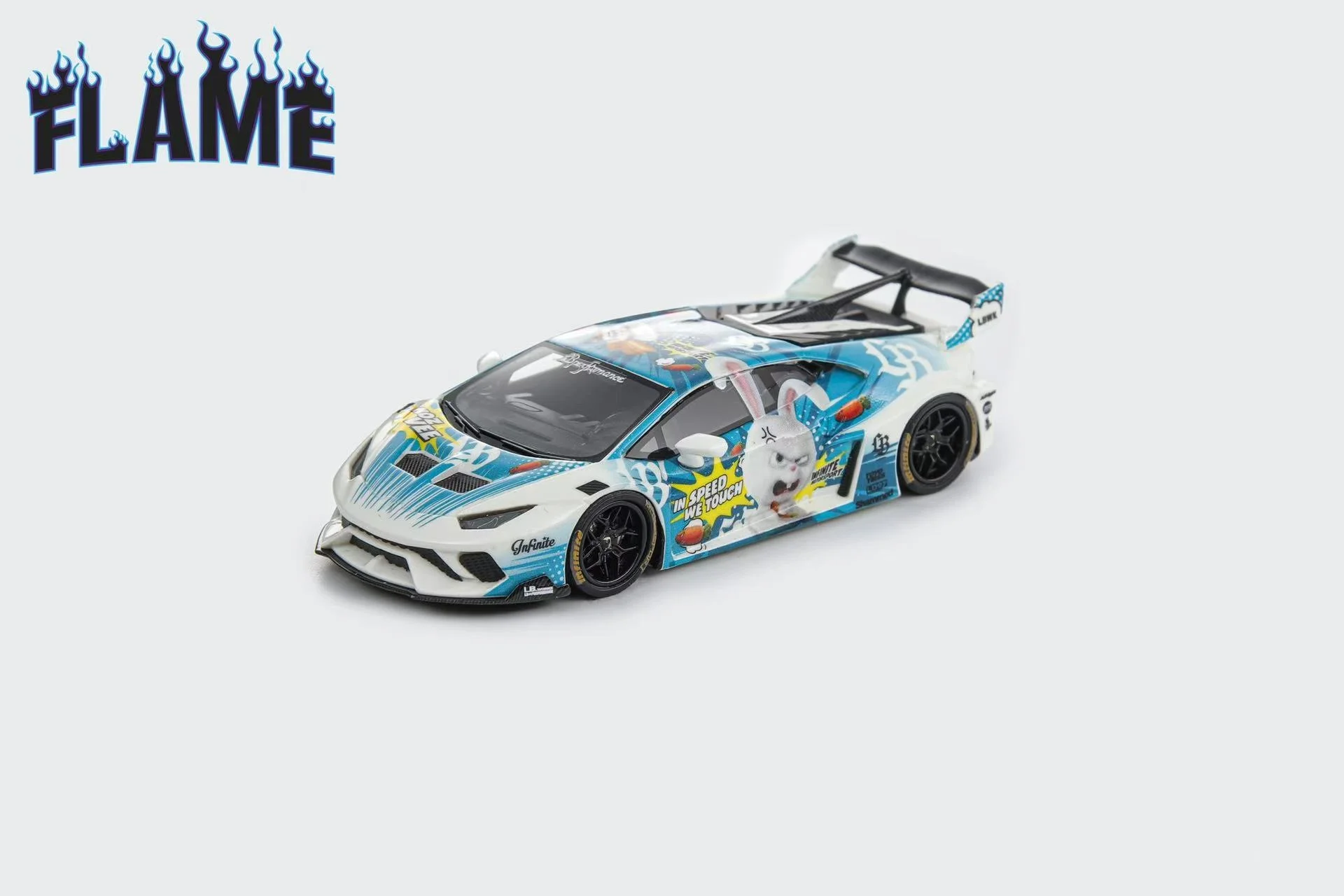 Resin Stocks Flame 1/64 GT LP610 Two Colors Stocks In 2025 Buy 64 car models and get 87 keychains in random colors