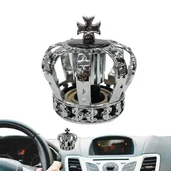 Car Aroma Diffuser Solar Powered Crown Car Fragrance Diffuser With Natural Scent Oil Automobile Aroma Diffusers Decorative Car