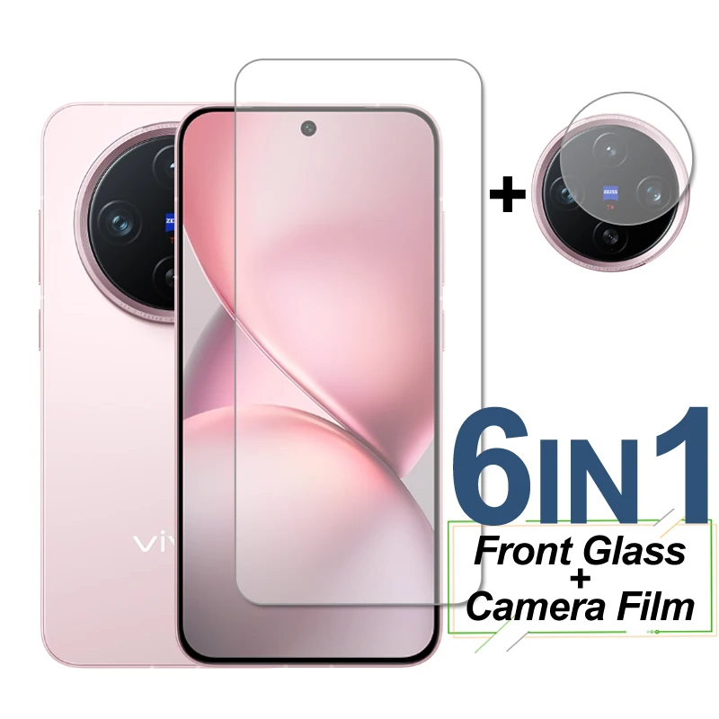 

Для ViVo X200 Pro Mini Стеклянная защитная пленка для экрана HD Защитная пленка для объектива камеры телефона для ViVo X200 Pro Mini