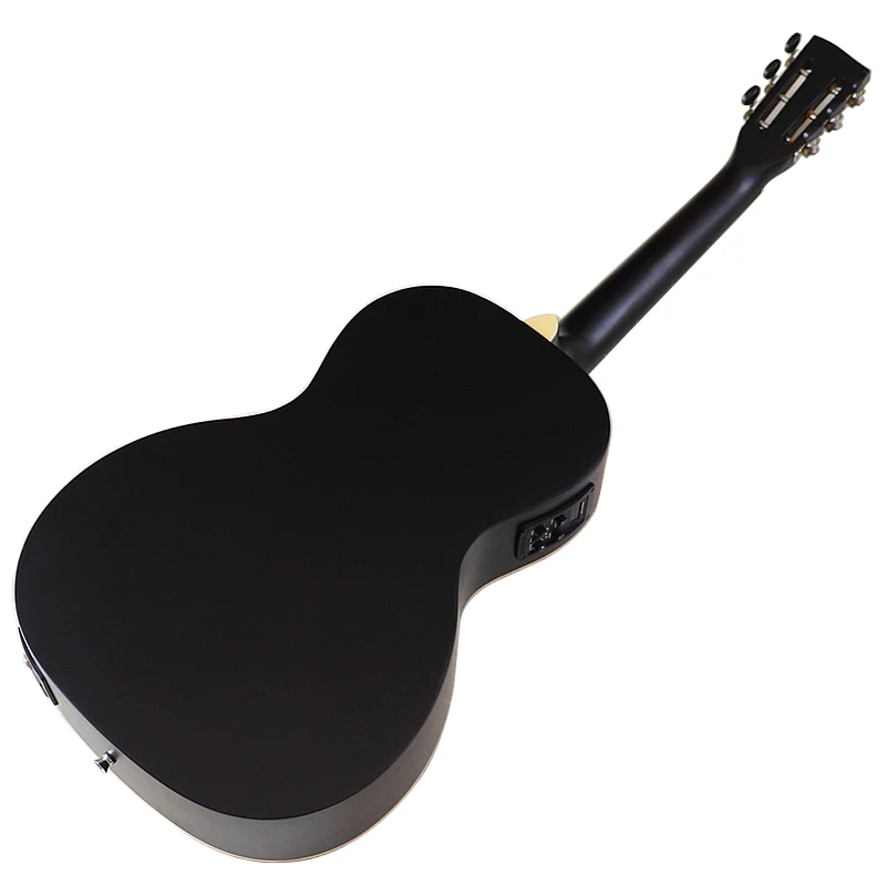 38 inch full size design electric acoustic guitar 6 string Matte finish full basswood body folk guitar with EQ