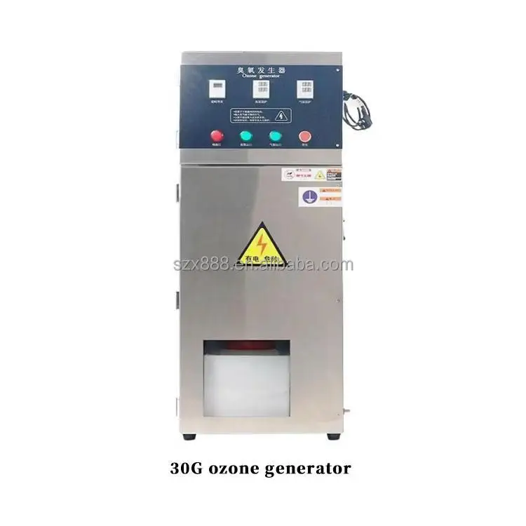 Shell Durable Water Treatment Equipment 30g Ozone Generator Stainless Steel