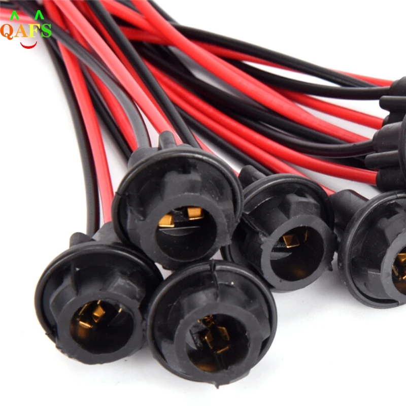 

T10 W5W Light Bulb Socket Holder fit Car Truck Boat Soft Rubber Connector New