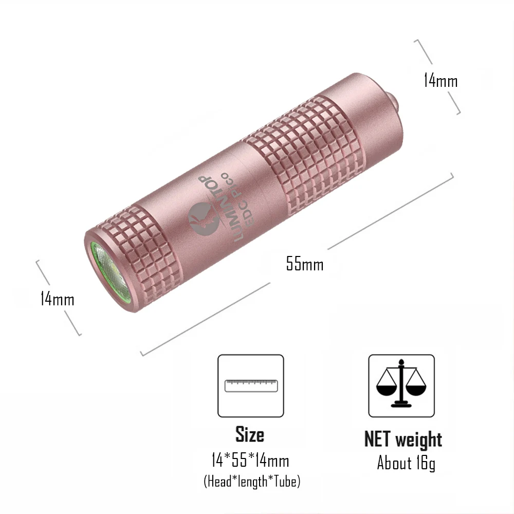 Imagem -05 - High Power Led Camping Lanterna Chaveiro Lanterna Bolso Luz ao ar Livre Carregamento Tocha Lâmpada Edc Pico 40m Usb c 130 Lumens 10280