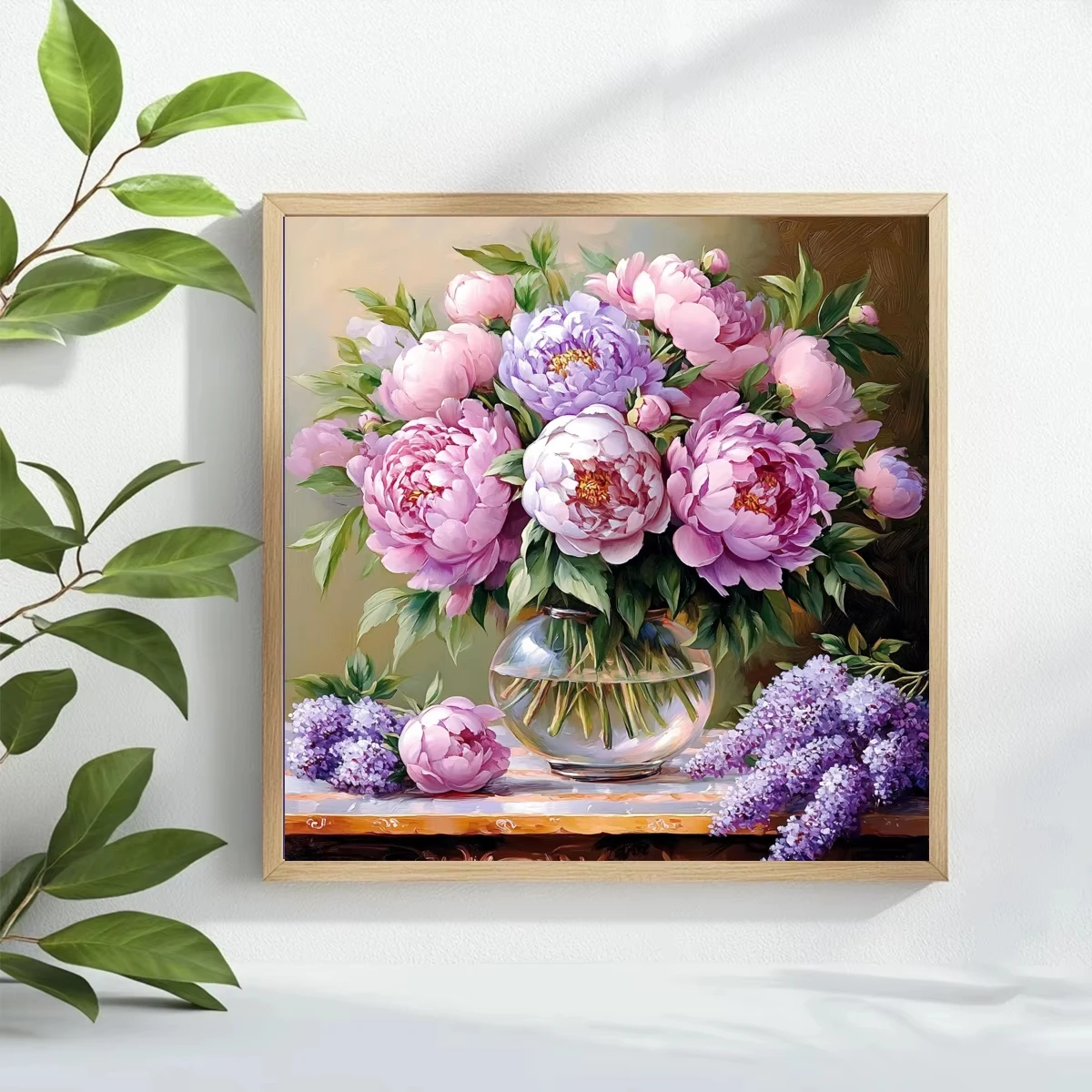 500PCS/1024 PCS Jigsaw Puzzles Fragrant Flowers Scene Challenging Family Activity Game for Gameroom Bedroom Gift Frameless