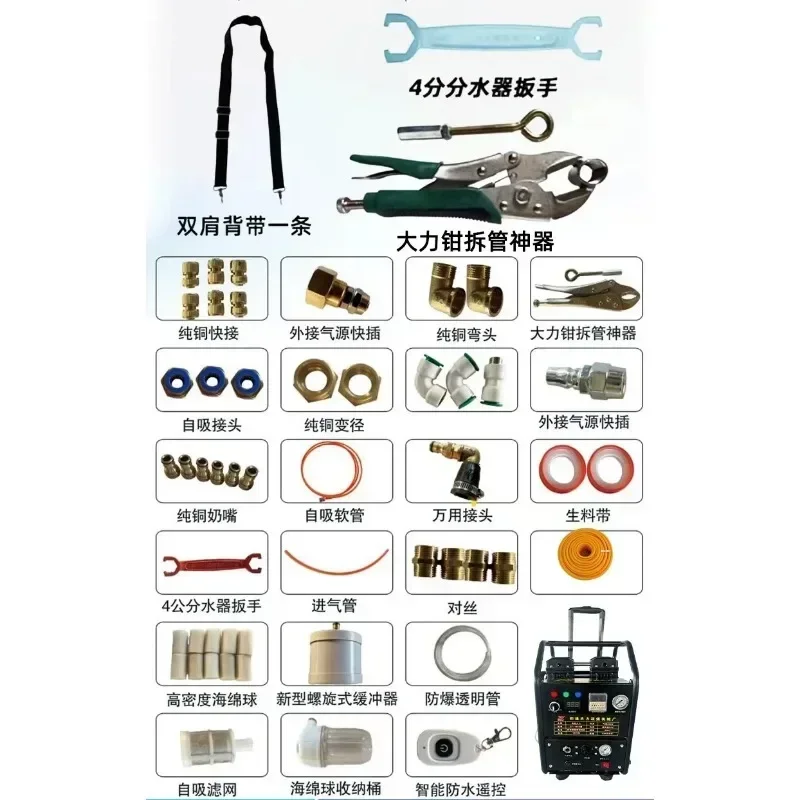 

máquina Limpieza Multifuncional Para El Hogar, Herramienta Limpieza Tuberías Para Calefacción De Suelo Agua Y Todo