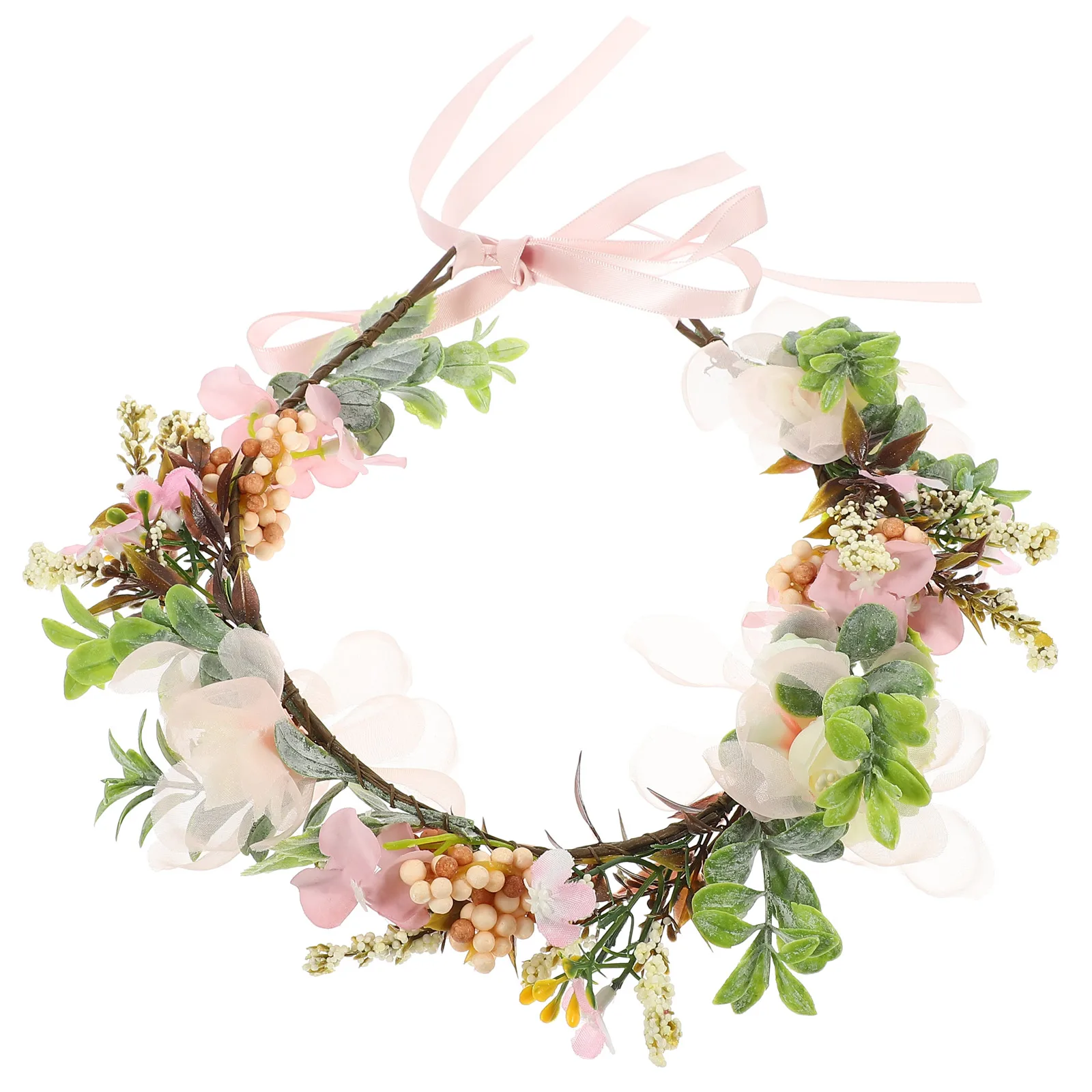 

Wedding Floral Necklace Flower Collar for Dog Accessories Crown Flowers Lead Accessory Tag