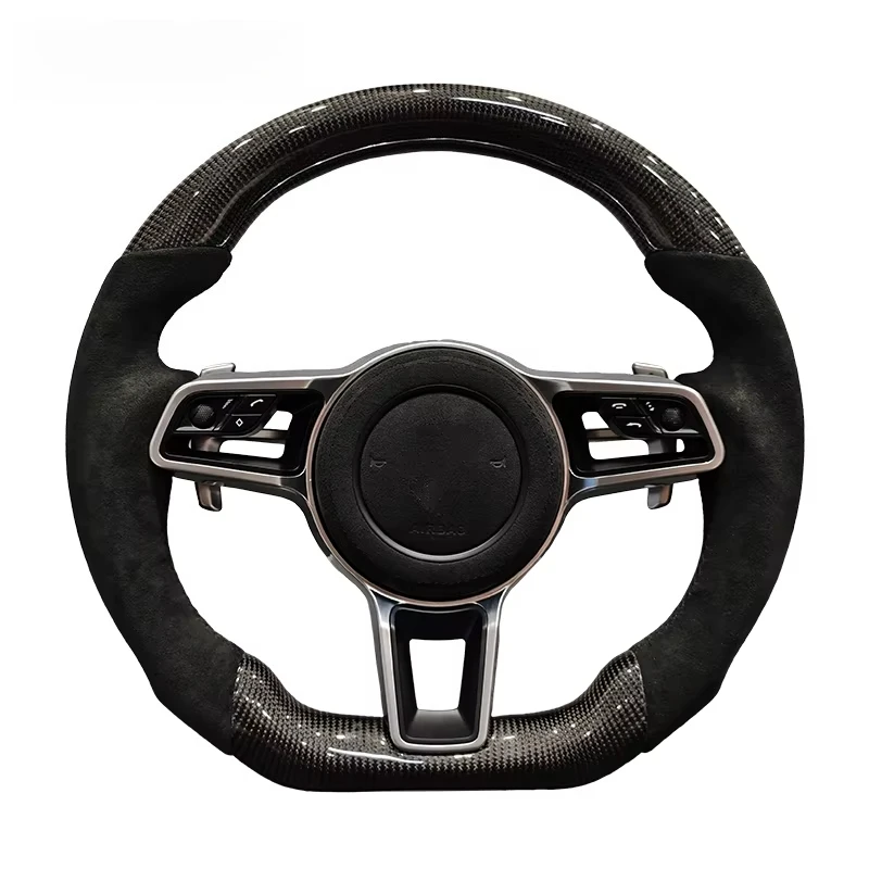 

High Quality Upgraded Carbon Fibre Custom Steering Wheel For Porsches 918 970 971 958 911 718 Panamera Macan Cayenne