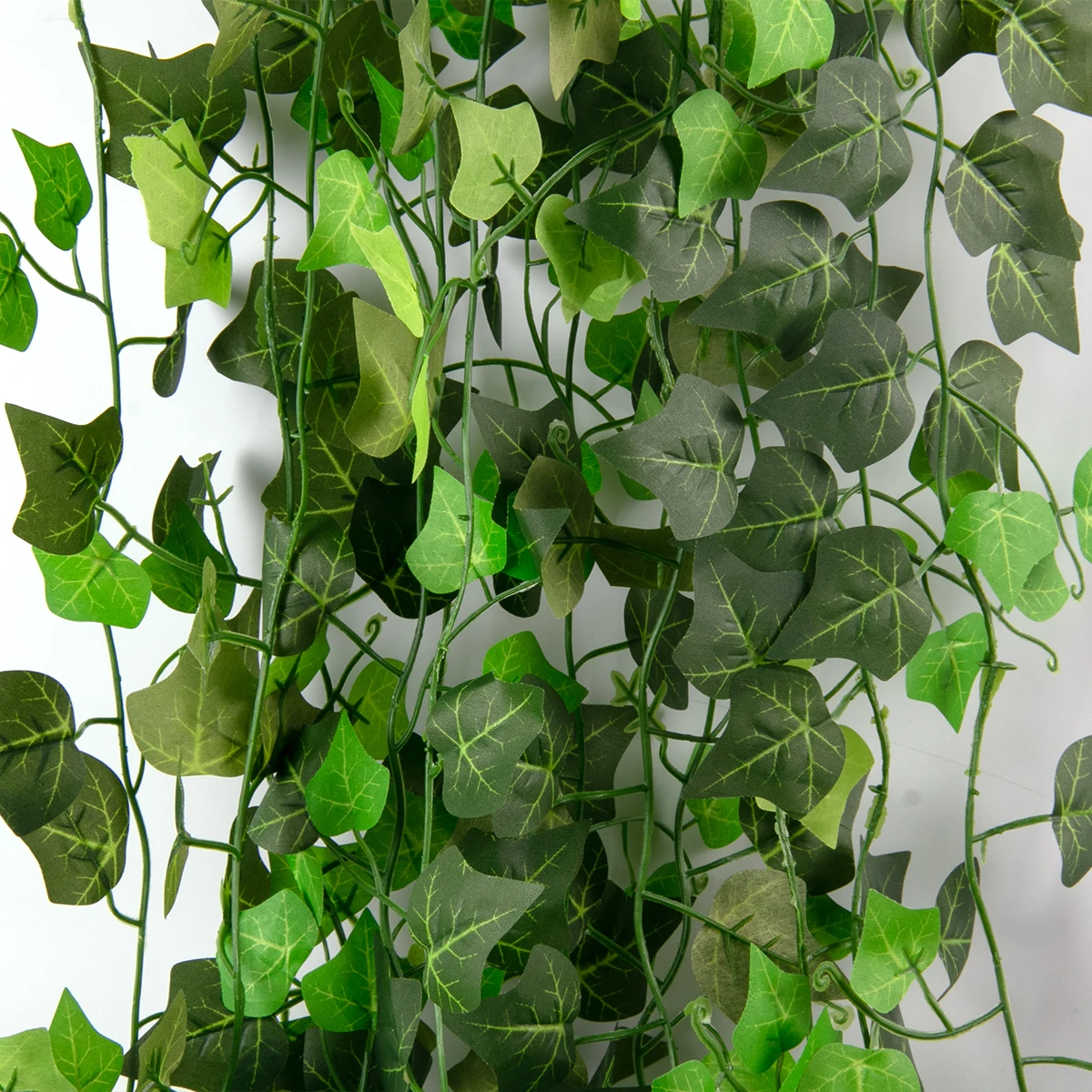 5set 72pcs Leaf 2.4M Artificial Ivy Leaf Garland Plants Vine Home Garden Decor Fake Creeper Green Ivy Wreath Wedding Decoration