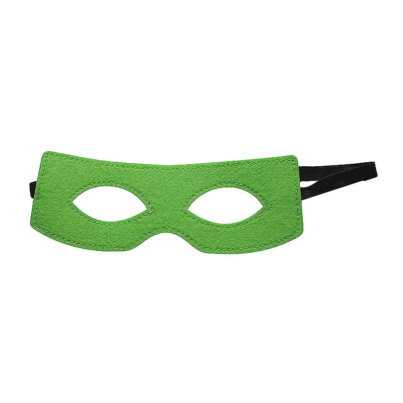 Veelkleurige vilten maskers Oogmaskers Halfmasker Cosplay rekwisieten met elastisch lint voor Halloween Masquerade Party - afbeelding 1
