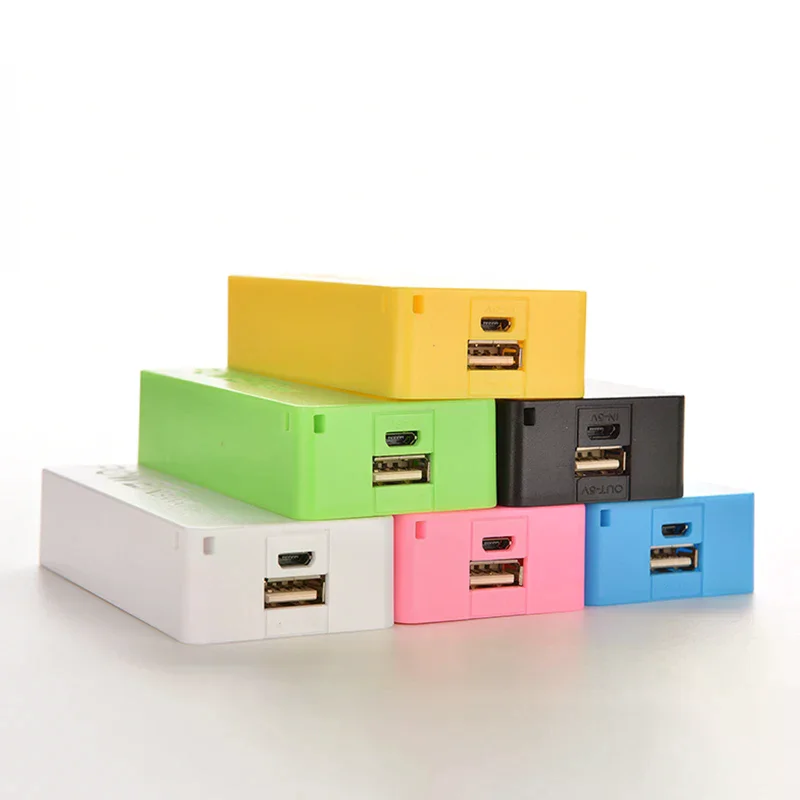 1a Case 5600mah 2x 18650 Usb Power Bank Battery Charger Diy Box for Phone Electronic Charging Li-battery Dc 5v