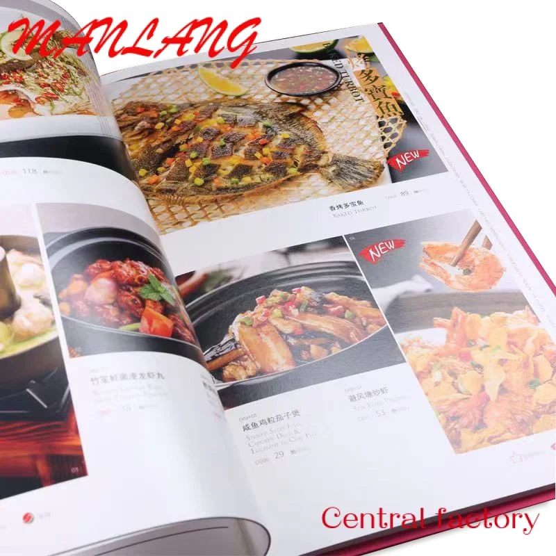 Custom  Factory Custom cheap high quality Design Printing Service/Flyer/Brochure/Catalog Printing Instruction Manual/menu Printi