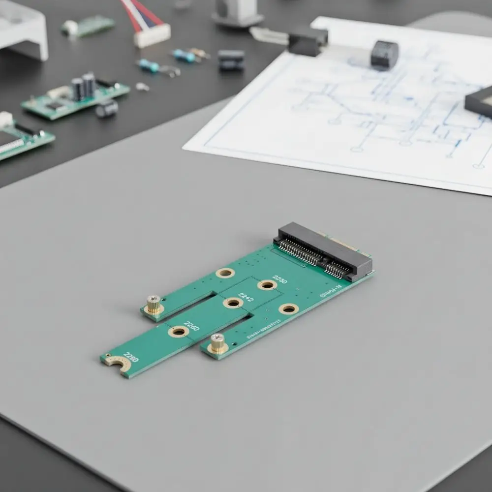 MSATA Interface MSATA To NGFF Adapter No Driver Required Plug and Play M.2 NGFF B Key SATA SSD To MSATA Connector Adapter