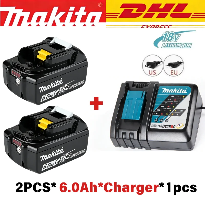 

✔️2026 Makita BL1860 BL1850B BL1850 BL1840 BL1830 Screwdriver Battery & Charger 18v Replacement Power Tool Batteries.
