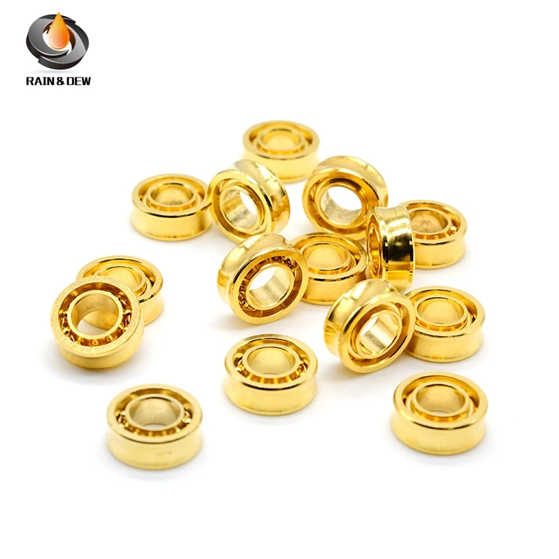 

5Pcs R188 Golden Yoyo Bearing UR188 Fingertip Gyro Bearing 6.35X12.7X4.76mm UR188KK Bearing